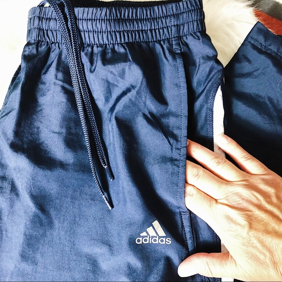 adidas VTG Windbreaker Workout Track Running Pants - Picture 3 of 8